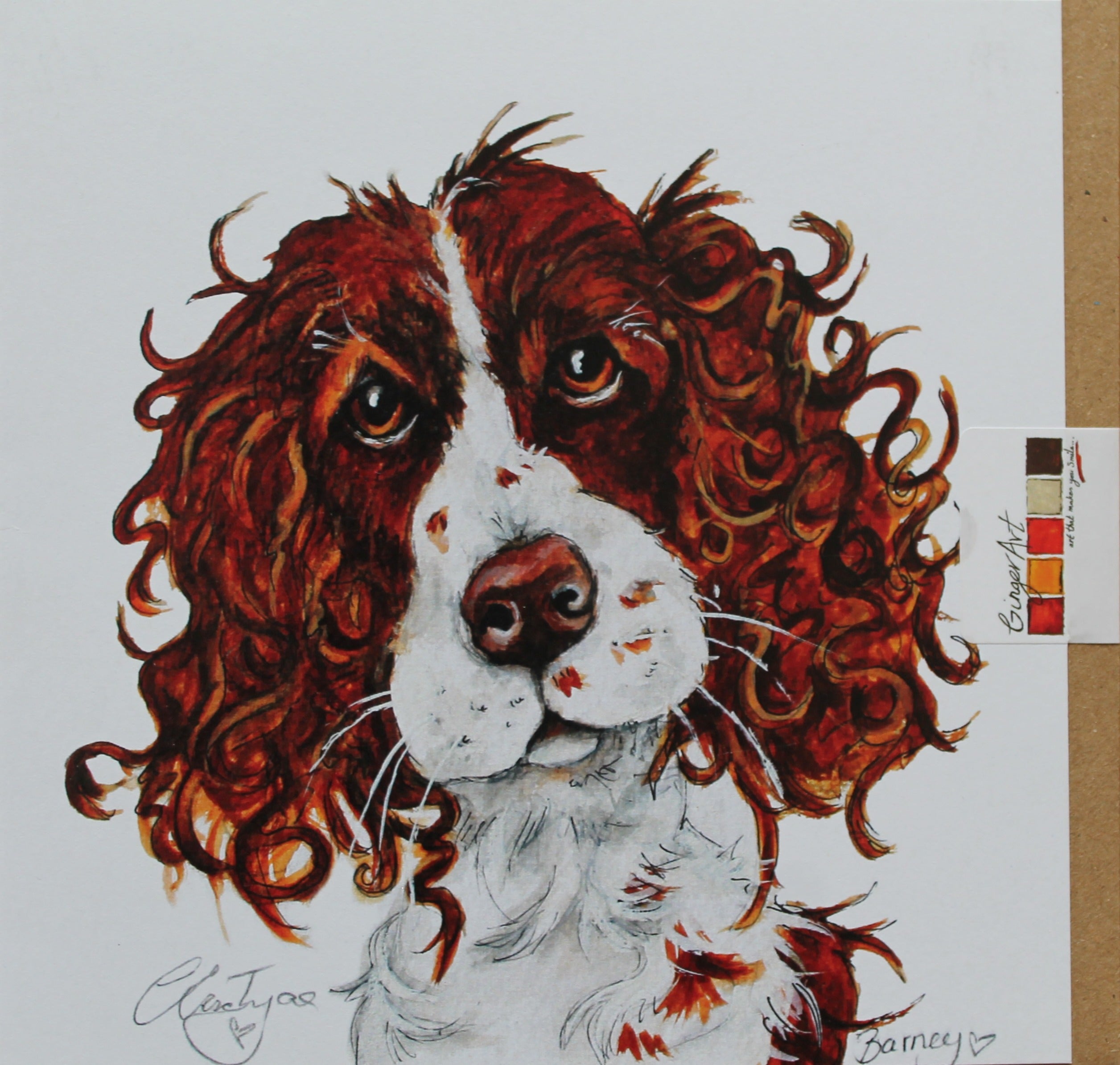 Barney Greetings card