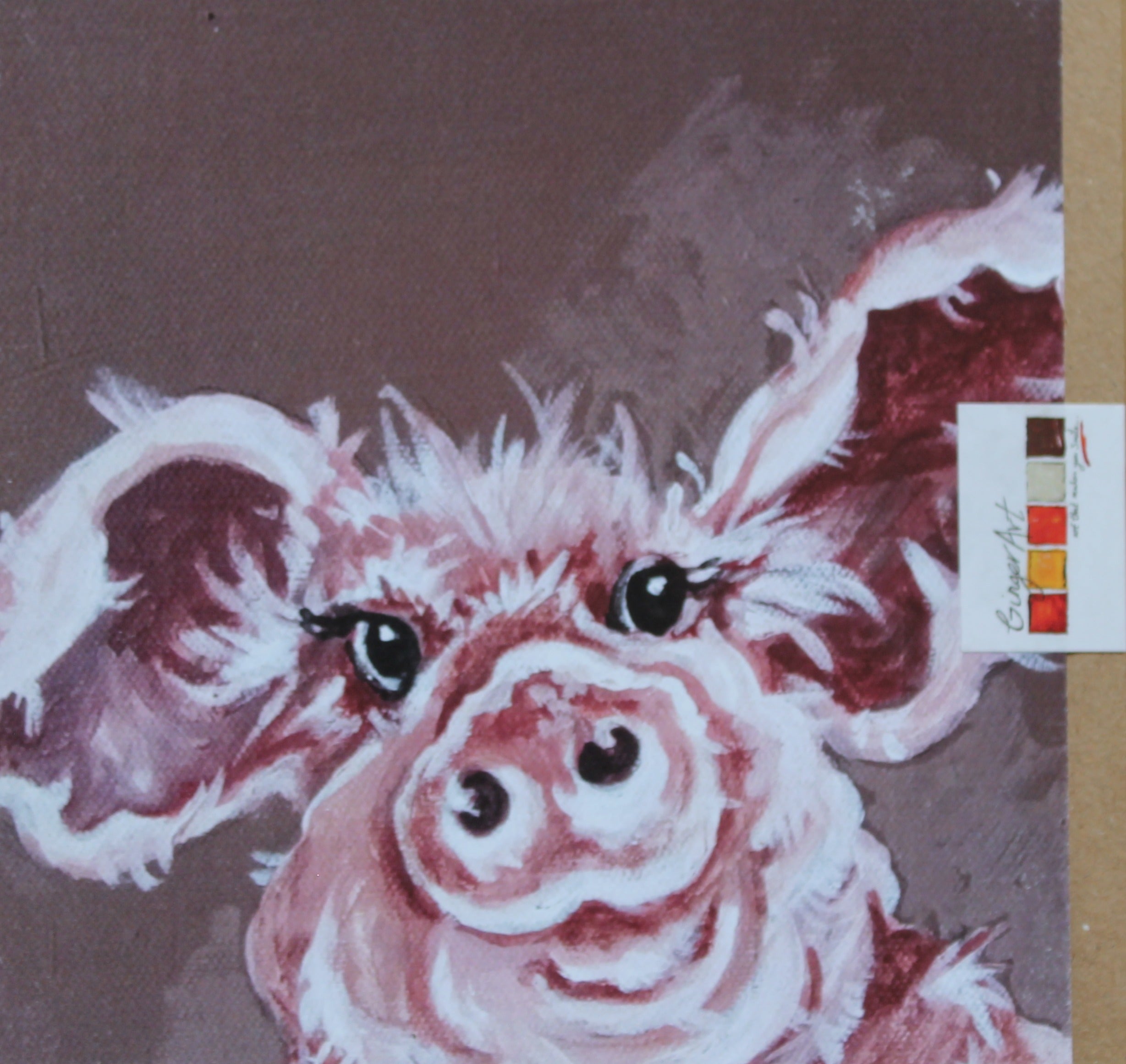 Chocolate giggles Greetings card