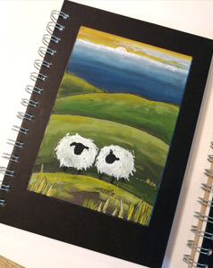 Baa Sheep Smiley journal, sketchbook.