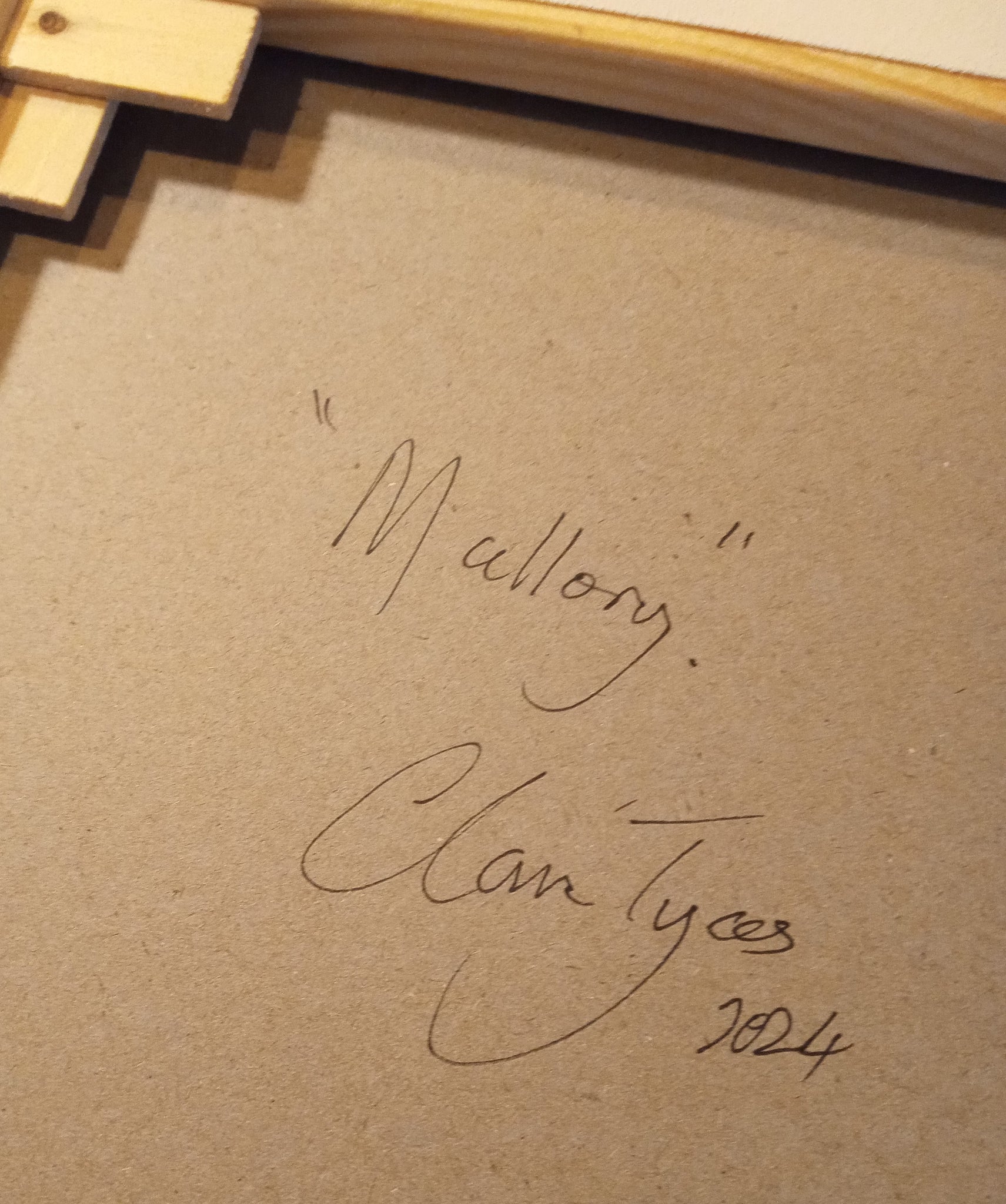 Mallory. Original Acrylic Canvas. signed.