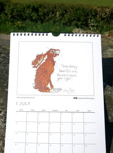 GingerArts 2024 Smiley Sketches Calendar.
