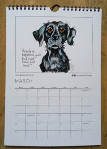 Calendrier GingerArts 2025 Smiley Sketches.