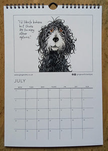 Calendrier GingerArts 2025 Smiley Sketches.