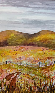 Stanley.Aquarelle originale signée et encadrée.