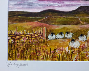 Stanley.Aquarelle originale signée et encadrée.