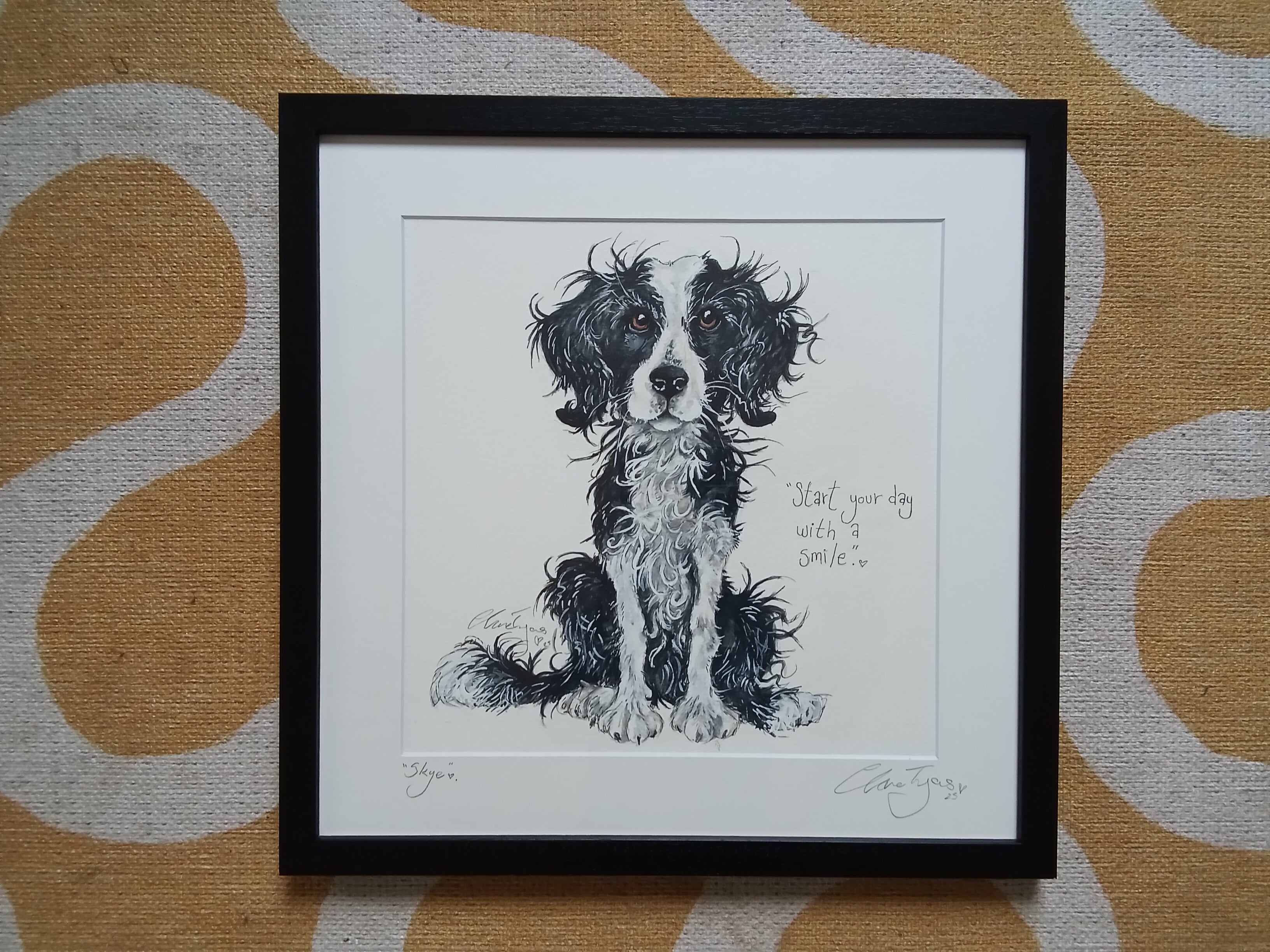 SKYE. Original water colour signed and framed