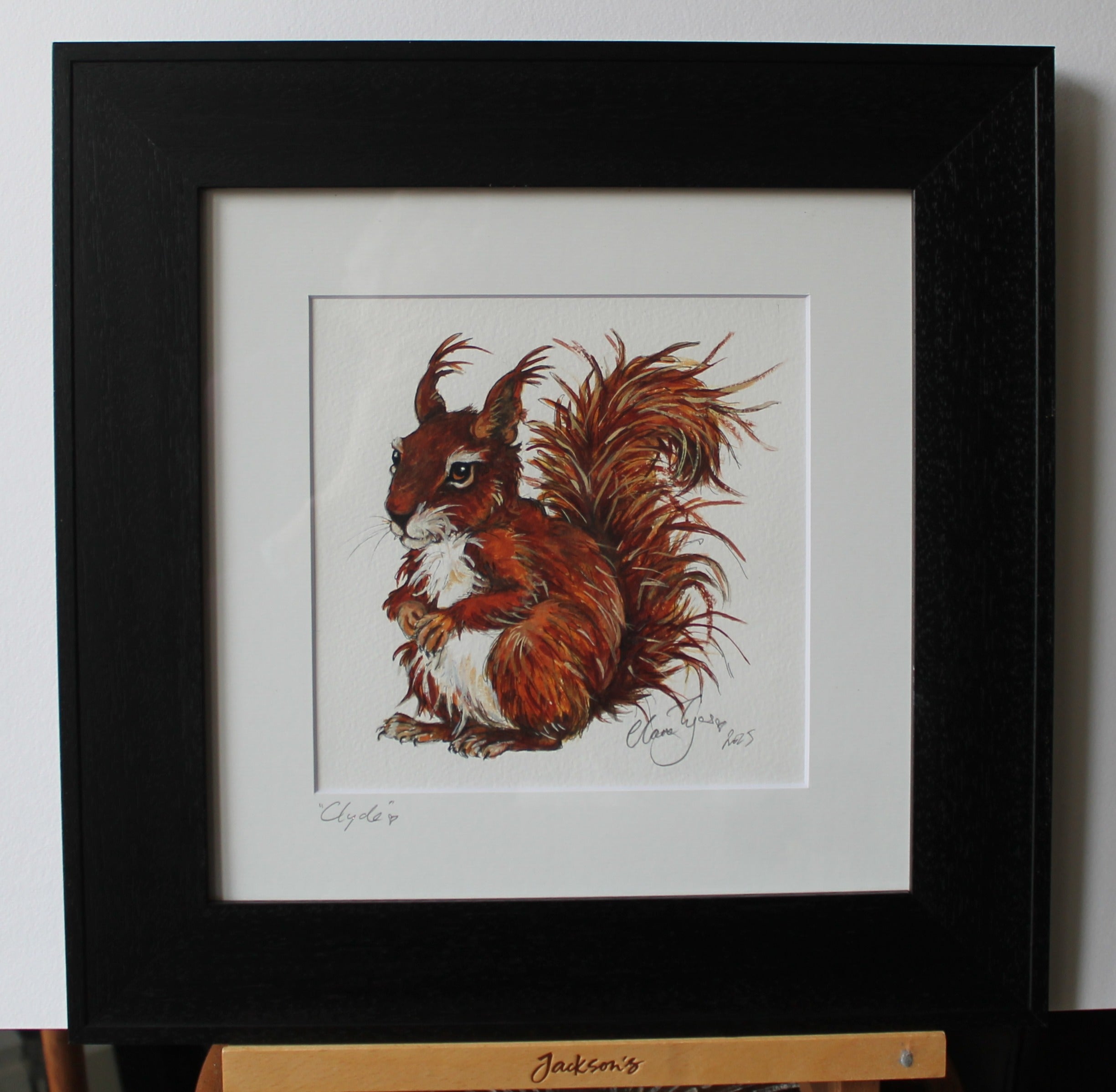 Clyde .Original watercolour signed and framed.