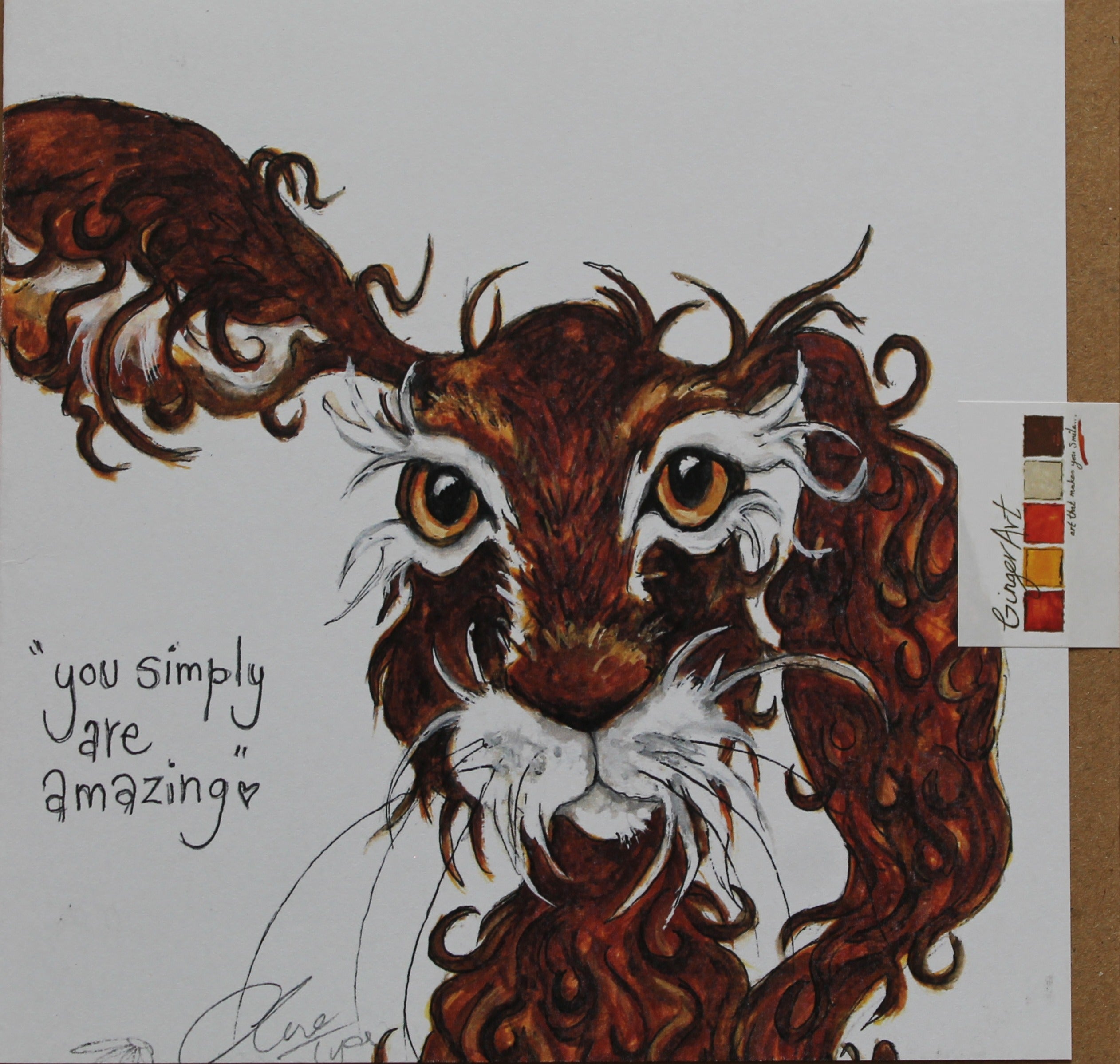 Lilly Lou Greetings card