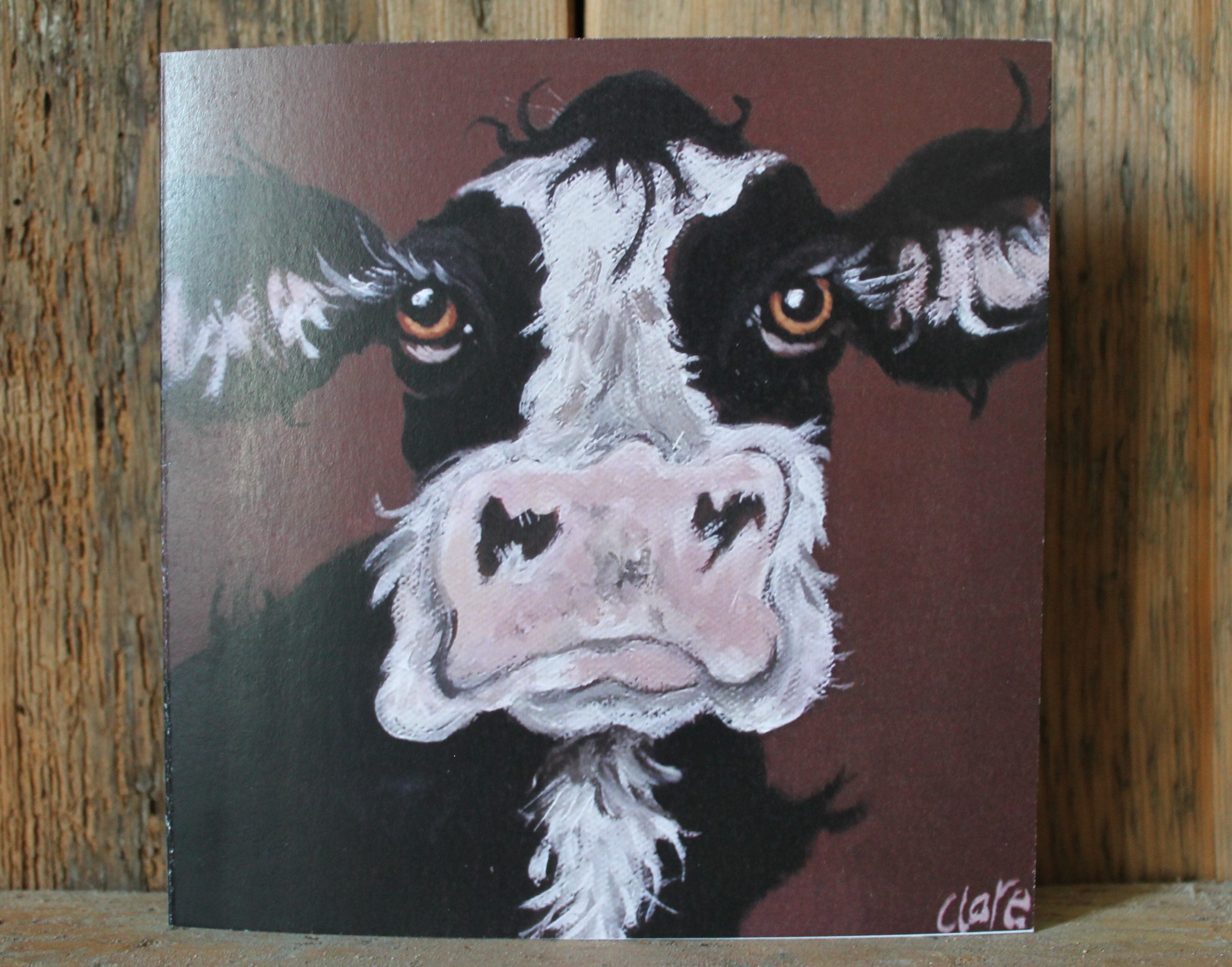 Little Moo Greetings card.