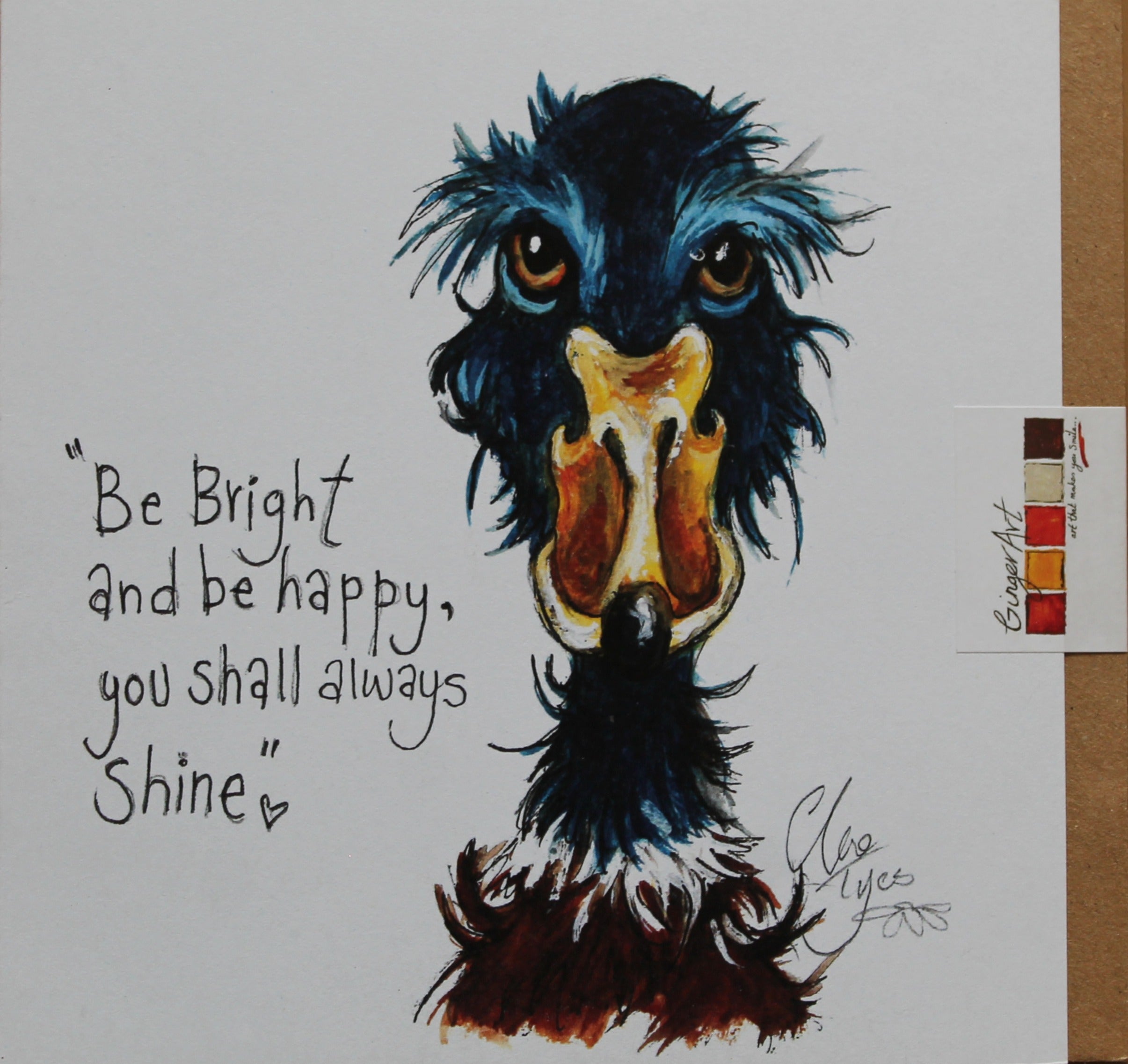 Marmaduke Puddles Greetings card