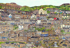 Hawes - Townscape A3 297mm x 420mm. Printed on 300g acid free paper and dispatched in a sturdy tube by tracked delivery.