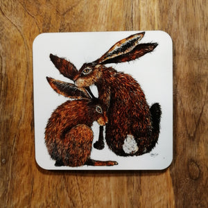 Always & Forever Hare's Coaster