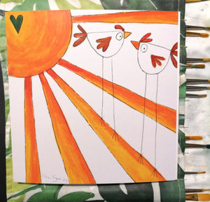 Sunshine  Greetings card.