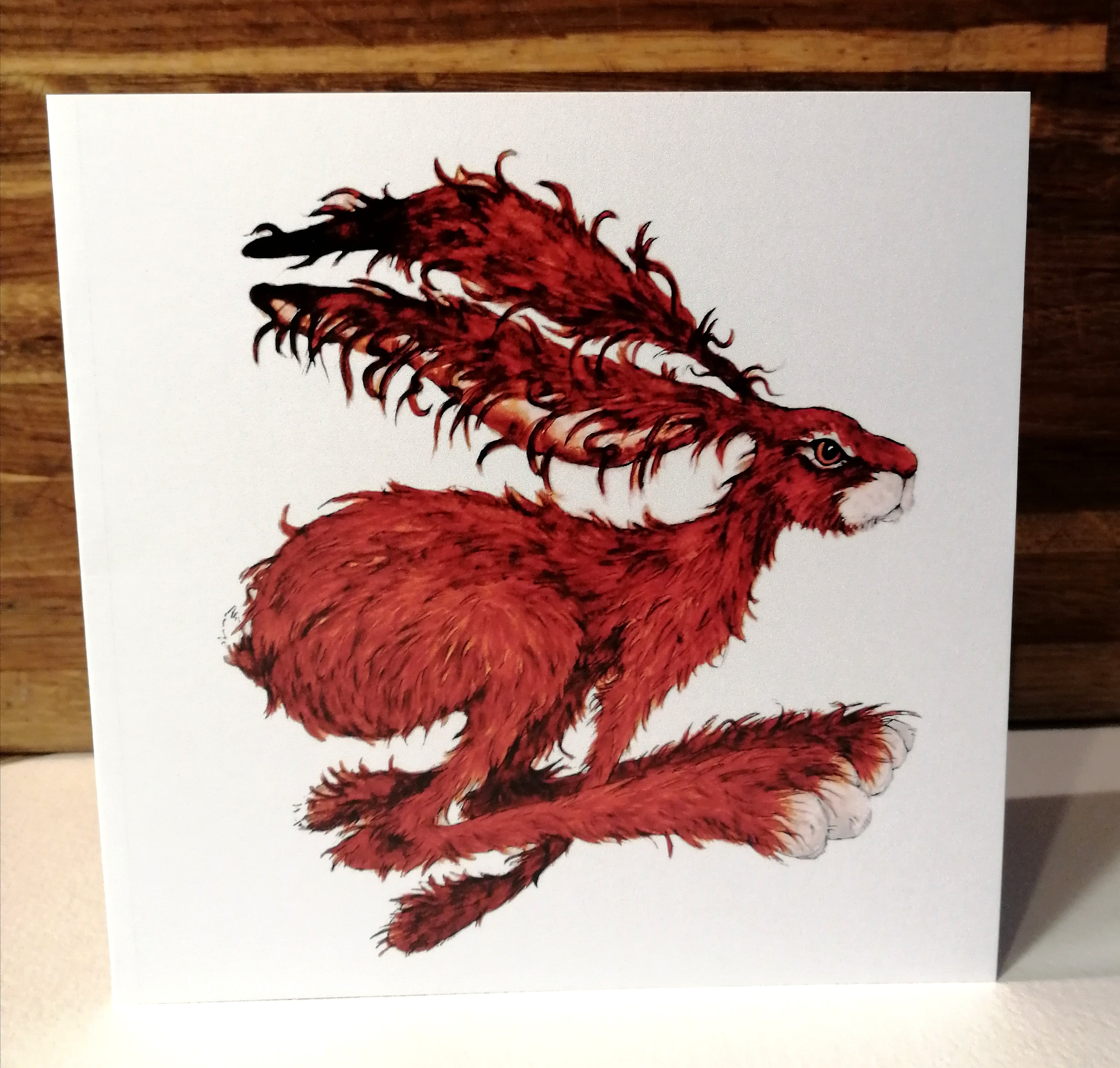 Torston the Hare Greetings card.