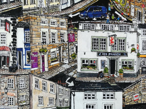 Kirkby Lonsdale - Townscape A3 297mm x 420mm. Printed on 300g acid free paper and dispatched in a sturdy tube by tracked delivery.